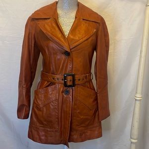 Swedish design leather jacket